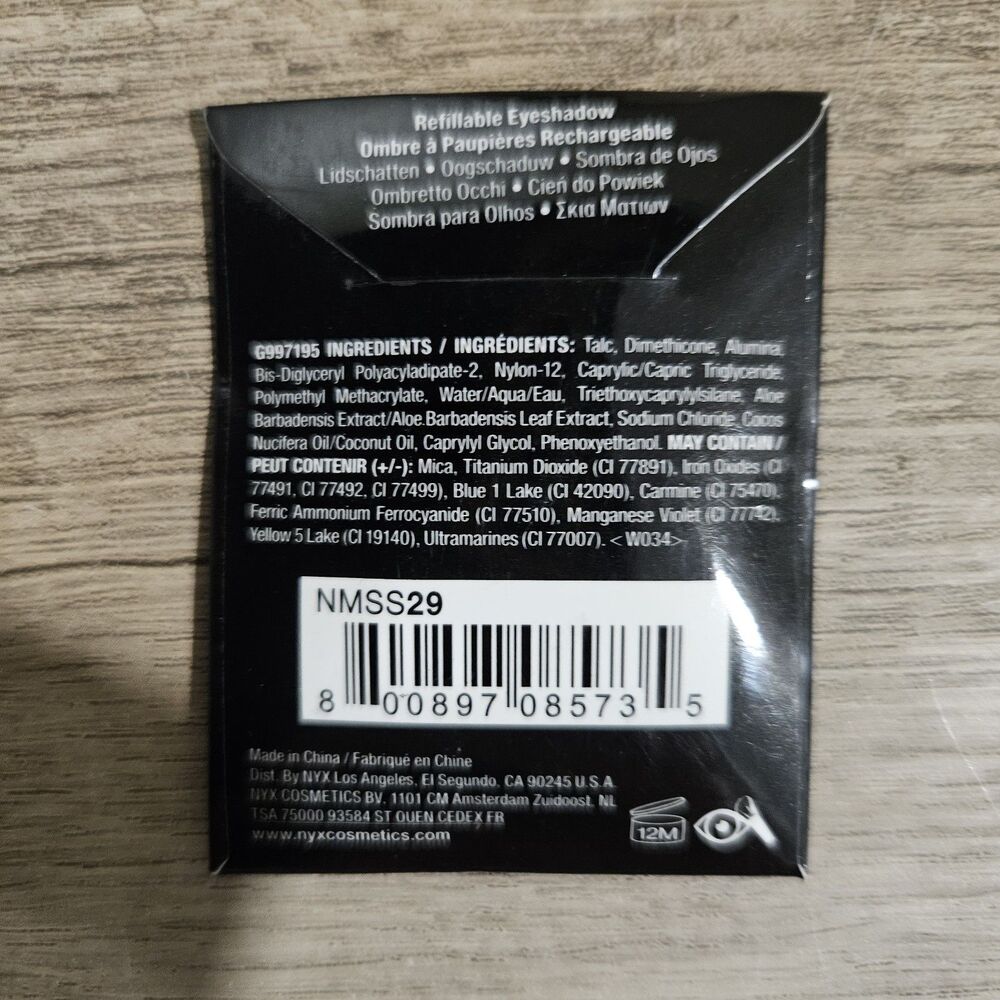 LOT OF 5 NYX Nude Matte Eye Shadow Refill - Sealed NMS29 Frisky Red - Picture 3 of 3